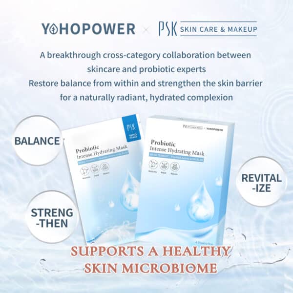 美肌菌補水面膜詳情頁-英文版_01 PSK Skincare & Makeup|Probiotic Intense Hydrating Mask | Hydrating Mask 4s