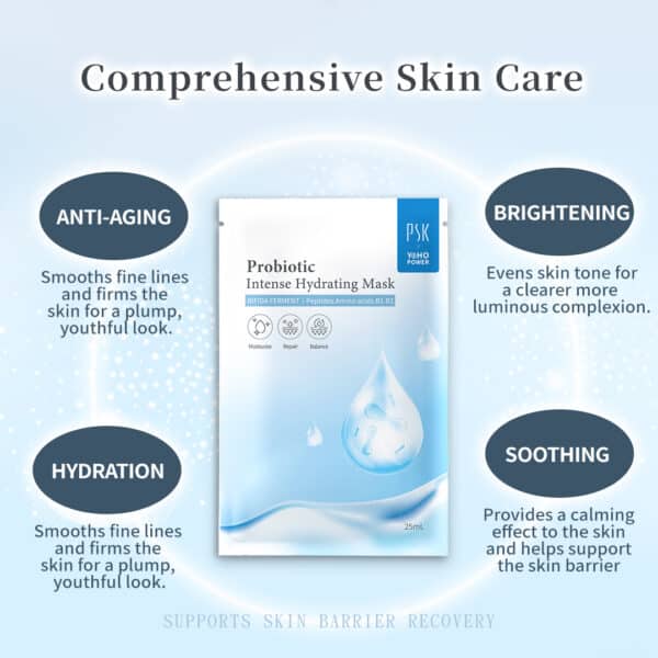 美肌菌補水面膜詳情頁-英文版_03 PSK Skincare & Makeup|Probiotic Intense Hydrating Mask | Hydrating Mask 4s