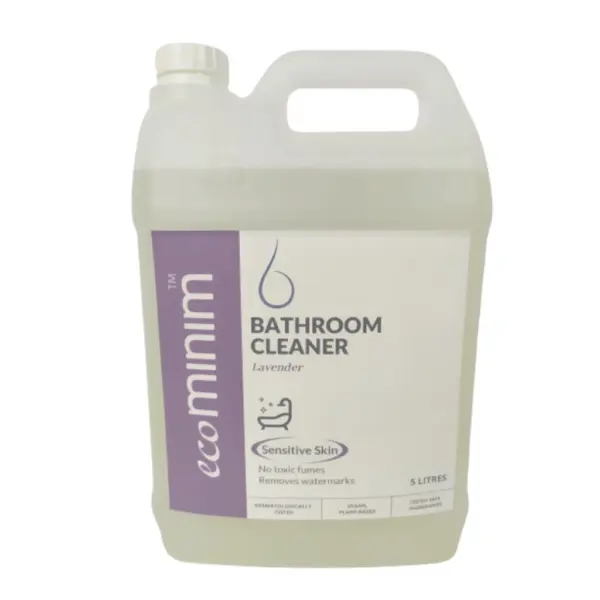 Ecominim Bathroom Cleaner Lavender 5L | Plant Based, No SLES/SLS, Skin Friendly