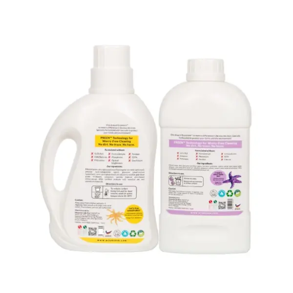 [BUNDLE] Ecominim Liquid Detergent Ever Gentle 1L + Floor Cleaner Oceanic Breeze 1L | Skin friendly