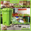 ALDER 2 Alder 80L Mobile Pedal Dust Bin /Green Garbage Bin /Outdoor /Tong Sampah / Dustbin