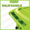 ALDER 4 Alder 80L Mobile Pedal Dust Bin /Green Garbage Bin /Outdoor /Tong Sampah / Dustbin