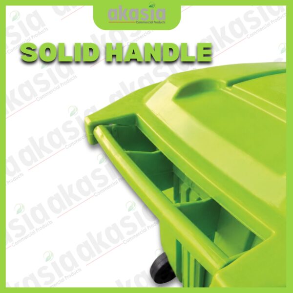 ALDER 4 Alder 80L Mobile Pedal Dust Bin /Green Garbage Bin /Outdoor /Tong Sampah / Dustbin