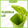 ALDER 6 Alder 80L Mobile Pedal Dust Bin /Green Garbage Bin /Outdoor /Tong Sampah / Dustbin