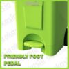 ALDER 7 Alder 80L Mobile Pedal Dust Bin /Green Garbage Bin /Outdoor /Tong Sampah / Dustbin