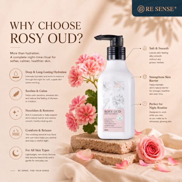 IMG_3327 RE SENSE®️Rosy Oud Essential Lotion (200ml)