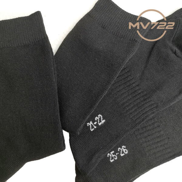 3 Pasang Stokin Sekolah Hitam Panjang Tebal stokin kerja black socks stokin budak stokin dewasa 长黑袜