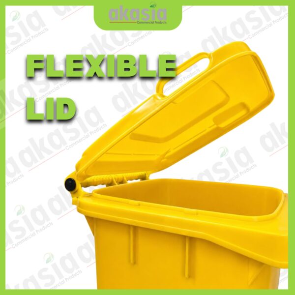 Medical Waste Bins / Biohazard Bins / Clinical Waste Bins - 120 litre / 240 litre