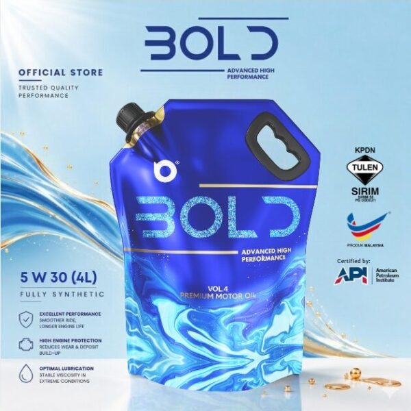 Bold Sirim 5w30 Semi Synthetic Engine Oil 4L