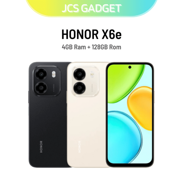 X6e_() Honor X6e (4GB Ram + 128GB Rom) MediaTek Helio G81 Ultra | 7500mAh Battery Original Warranty