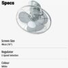 PANASONIC 40CM(16") CEILING FAN(F-MQ409-GY)