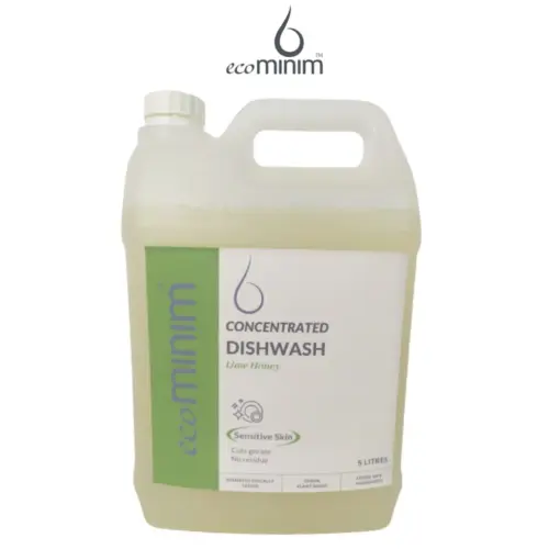 Ecominim Dishwash Liquid 5L | Plant Based, No SLES/SLS, Skin Friendly
