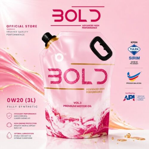 Bold Sirim 0w20 Fully Synthetic Engine Oil 3L
