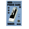 CONLIN Powerbank 10000mAh 4 in 1 Cables | 4 Output | 2 Input | LED Display
