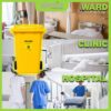 Medical Waste Bins / Biohazard Bins / Clinical Waste Bins - 120 litre / 240 litre