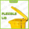 mwb pedal 4 Medical Waste Bins with Foot Pedal, Clinical Waste Bins with Foot Pedall , Step on Medical Waste Bins, Yellow Waste Bins, Yellow Dustbin 120 litre / 240 litre