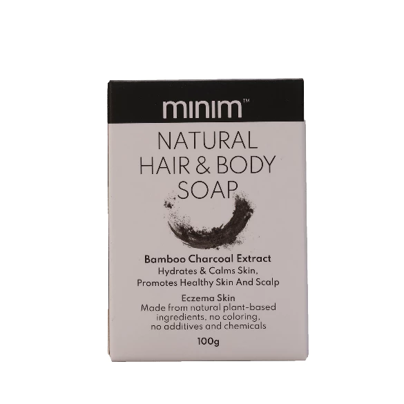 my-11134207-7qul7-lhojq53xvmxp83 Ecominim Bamboo Charcoal Bar Soap | Plant Based, No SLES/SLS, Skin Friendly
