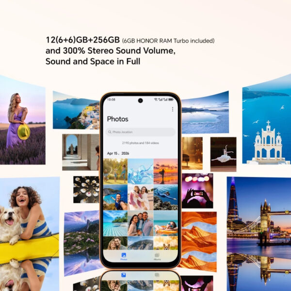 Honor X7e (6GB Ram + 256GB Rom) MediaTek Helio G81 Ultra | 7500mAh Battery Original Warranty