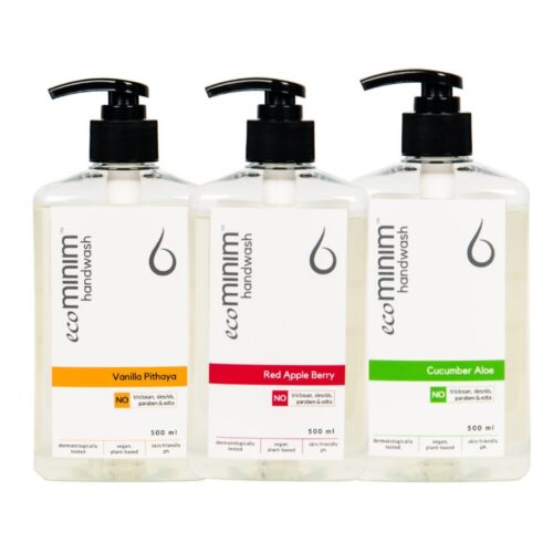 Ecominim Hand Wash kind to hands Liquid 500mL | Plant Based, No SLES/SLS, Skin Friendly