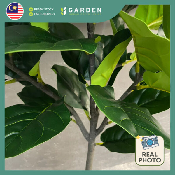 130cm 160cm Artificial Plant Fiddle Fig Tree with Pot Tree Fake Plant Decoration Home