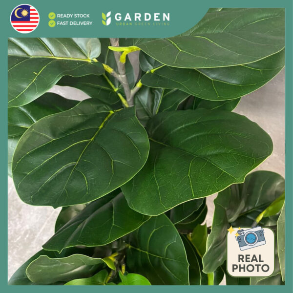 130cm 160cm Artificial Plant Fiddle Fig Tree with Pot Tree Fake Plant Decoration Home