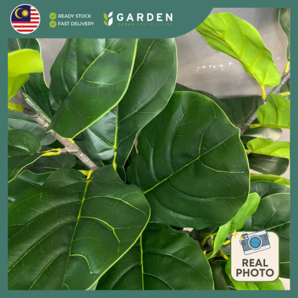 130cm 160cm Artificial Plant Fiddle Fig Tree with Pot Tree Fake Plant Decoration Home