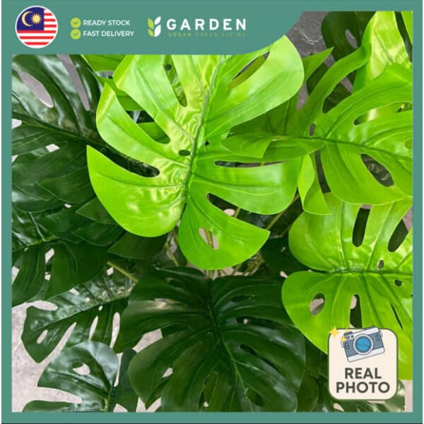 75cm 105cm Artificial Plant Monstera Tree with Pot Tree Fake Plant Decoration Home